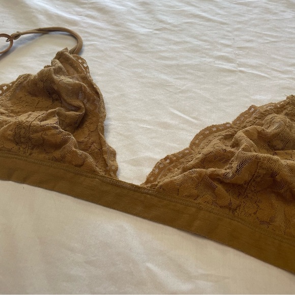 Anemone M/L Burnt Orange Lace Bra PRELOVED - Picture 2 of 6